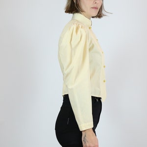 Women's Vintage Renato Nucci Blouse Made In France Cotton PARIS EDIT image 3