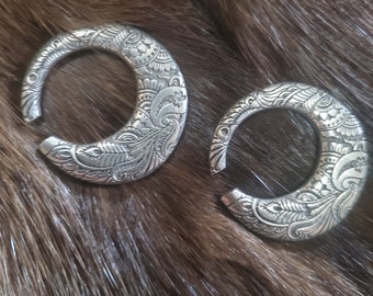 Boucles d'oreilles de style cintre calibre 4