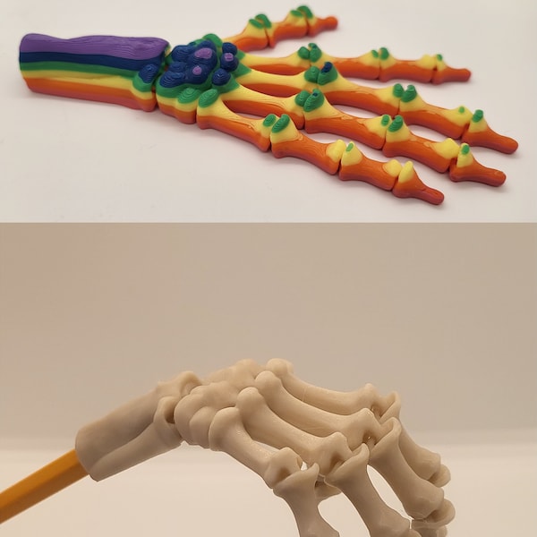 Skeleton Hand Pencil Topper