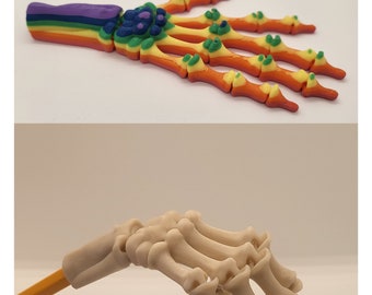 Skeleton Hand Pencil Topper