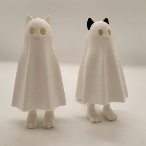 Ghost Cat with Legs and Tail