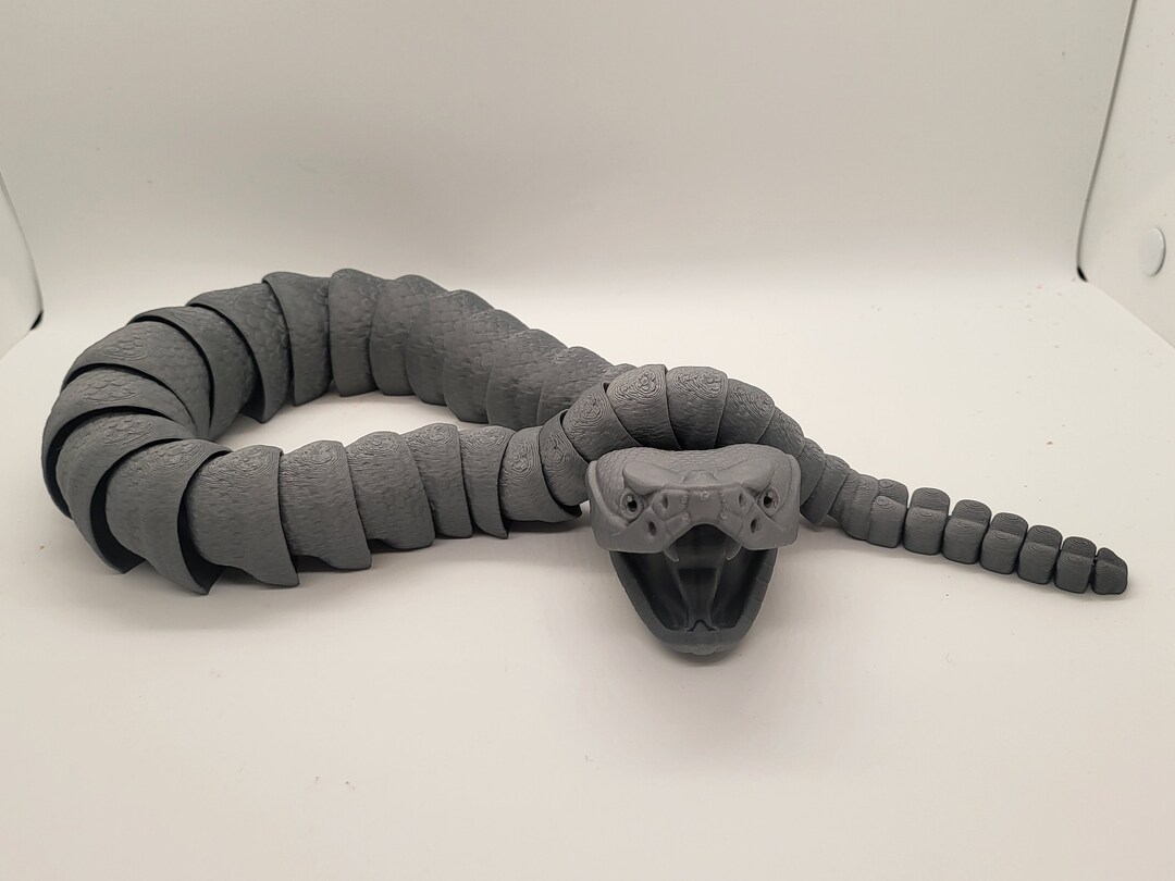 Model Magic Rattlesnake Articulated Rattlesnake Model: 25-inch Posable Snake Toy - Etsy