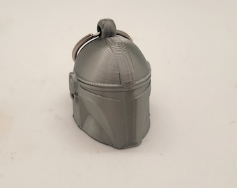 Mandalorian Helmet Keychain: 3D Printed Detail