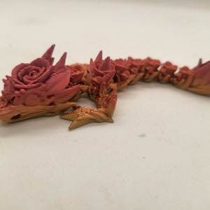 Baby Rose Dragon Keychain