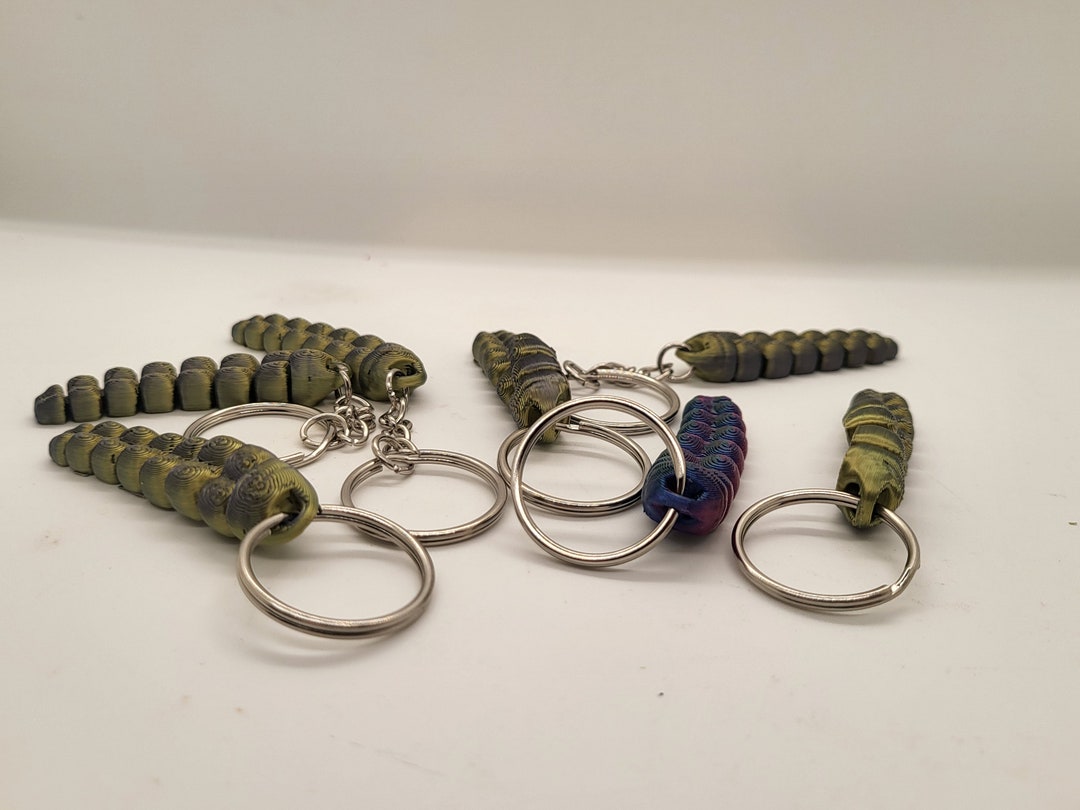 Rattle Snake Keychain (small) - Etsy