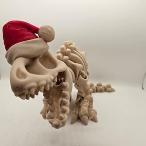 Santa Skeleton T-Rex