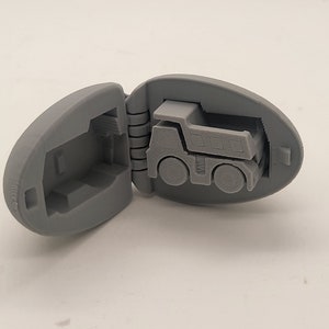 Egg with a Tiny Truck in it!