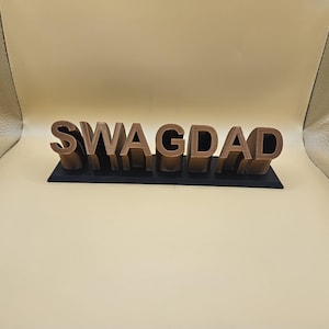 3D-geveegd naamplaatje!