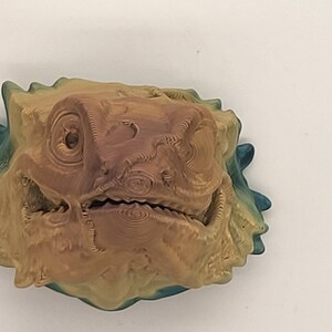 Zombie Bearded Dragon magnet