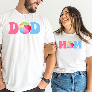 Summer Pool Birthday Party Mom and Dad Outfit, Splish Splash Birthday Party Family Matching, Beach Birthday Party, Waterslide Birthday Tee