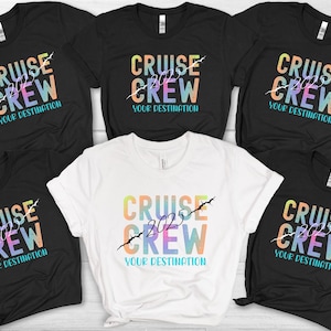 Custom Cruise Crew 2025 Shirt, Family Friends Cruise Matching Tshirt, Personalized Cruise Squad Shirt, Group Cruise, Summer Vacation Tee