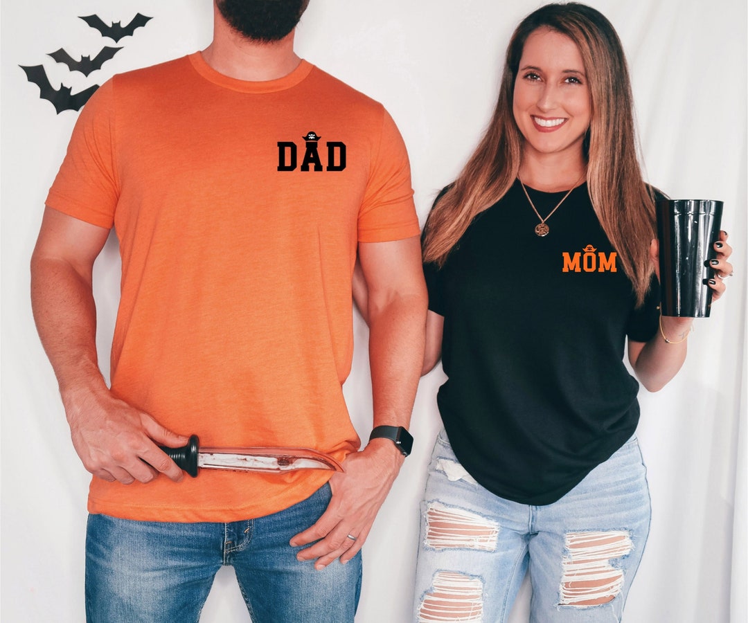 Halloween Pirate Dad Mom Matching Shirt, Couples Halloween Shirts ...