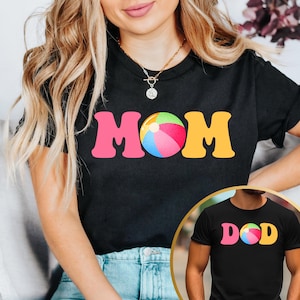 Summer Pool Birthday Party Mom and Dad Outfit, Splish Splash Birthday Party Family Matching, Beach Birthday Party, Waterslide Birthday Tee