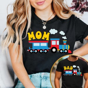 Train Birthday Family Birthday Shirts, First Birthday Shirt, Birthday Boy Shirt, Choo Choo 1st Birthday T-shirts, Mom Dad Matching Shirt