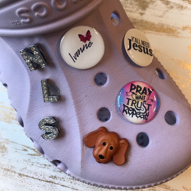 Jesus Croc Christian Charms Etsy
