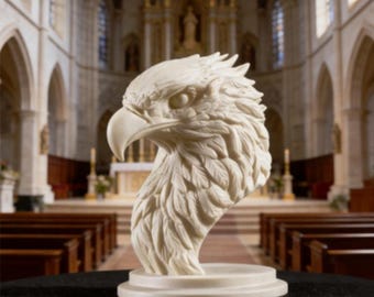 Eagle bust Model-OTH001 STL File For 3D Printing