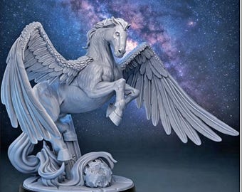 Pegasus Horse Model OTH221 STL File For 3D Printing （Whole）