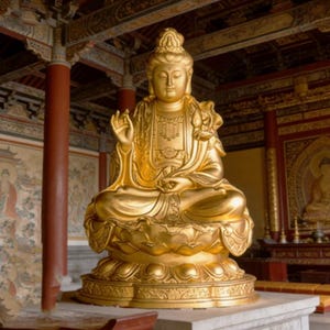 Buddha guanyin OTH165  STL File For 3D Printing (Whole)