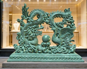 Drache und Phönix Modell OTH015 STL-Datei für den 3D-Druck