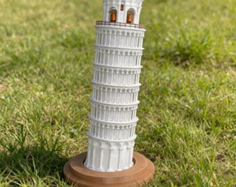 Torre pendente di Pisa modello OTH098 file STL per stampa 3D (intero)