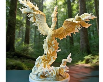 Archivo STL OTH044 del pájaro de fuego Fénix para impresión 3D
