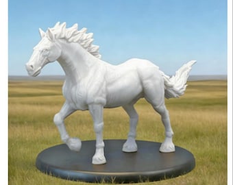 Animal Wild horse OTH046 STL File For 3D Printing (Whole)