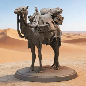 Camel Model OTH094 STL File For 3D Printing （Whole ）