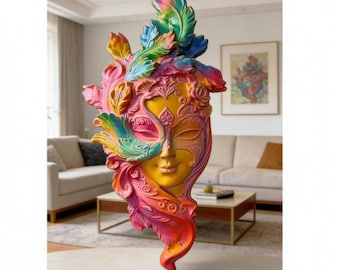 Peacock Mask OTH126 STL File For 3D Printing (Whole/no split)