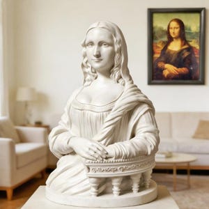 Statue Mona Lisa Model OTH027 STL File For 3D Printing