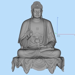 Buddha Rulai OTH040 FDM 3D Print STL File For 3D Printing