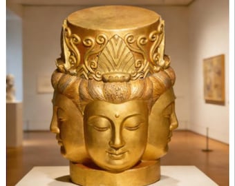 Vier Seiten Buddha Guanyin OTH161 STL-Datei für den 3D-Druck