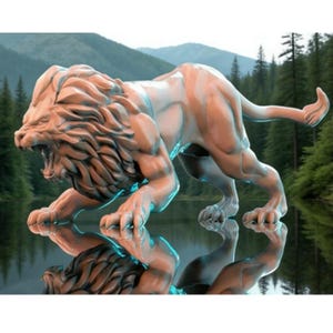 Animal Lion OTH049 STL File For 3D Printing