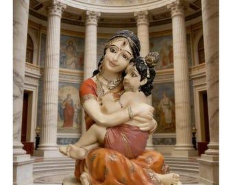 Mother And Son Model OTH013 3D Print STL File(Whole/no split)