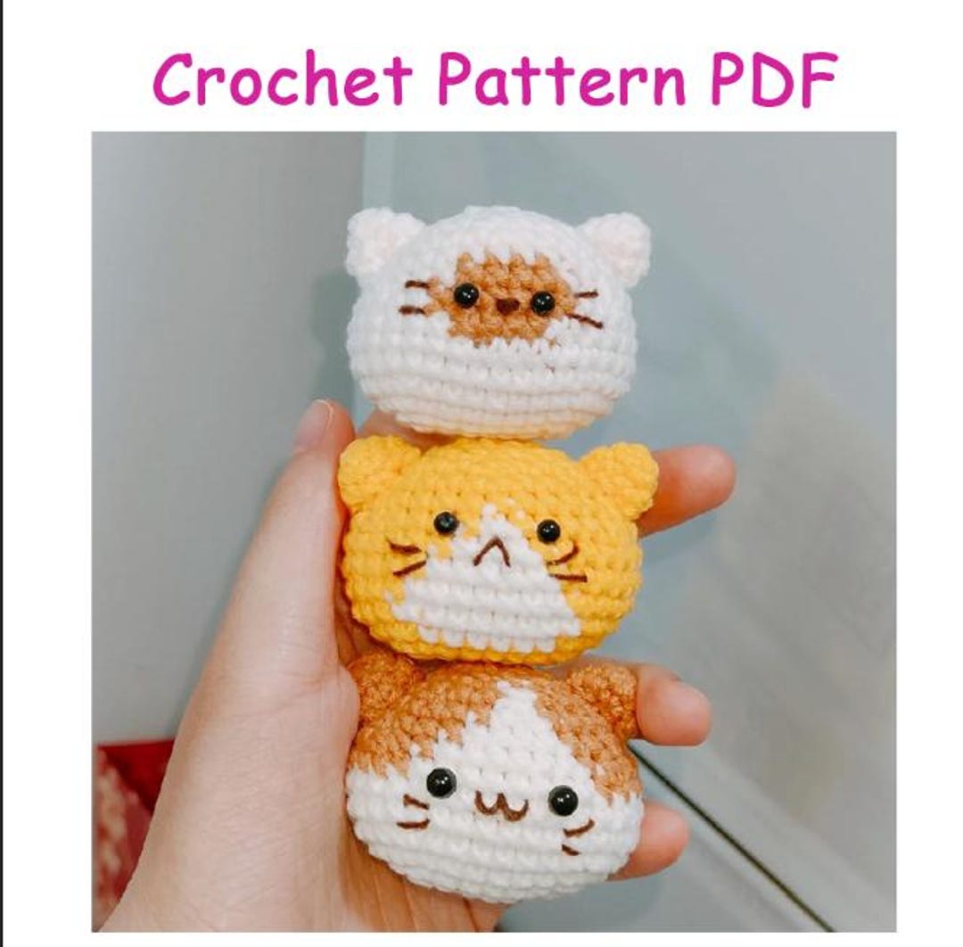 Cat Crochet Pattern , Stuffed Amigurumi PDF Pattern (CP009) - Etsy