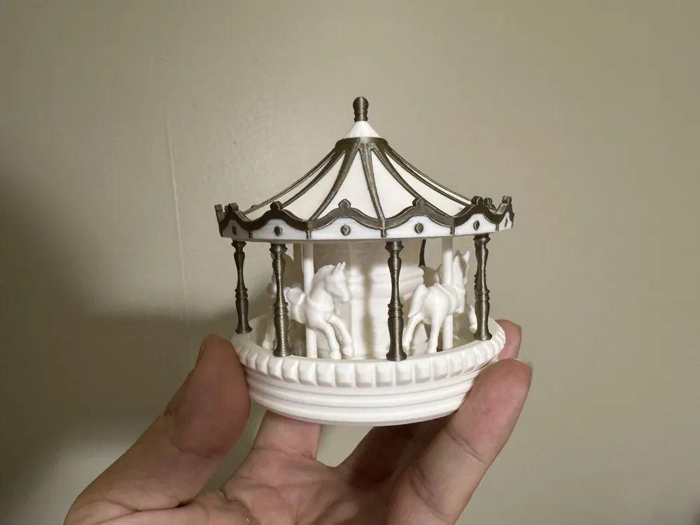 Carousel Model OTH193 3D Print STL File （split） - Etsy