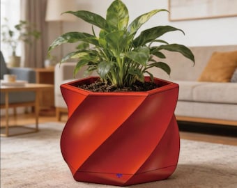 Übertopf Blumentopf Vase Model-A55 3D Print STL-Datei für den 3D-Druck
