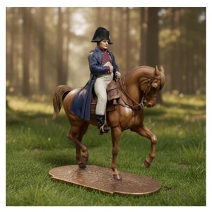 Napoleon på hästmodell OTH 007 3D-utskrift STL-fil (hel/ingen delning)