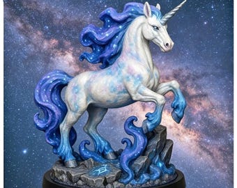 Unicorn Model OTH195 3D Print STL File （whole/ no split）