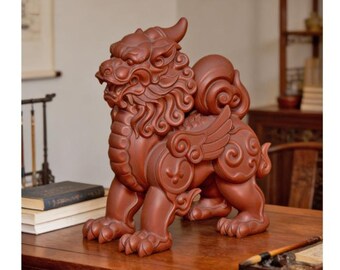 Chinesischer Kirin Löwe OTH53 FDM STL-Datei für den 3D-Druck (gesamt)