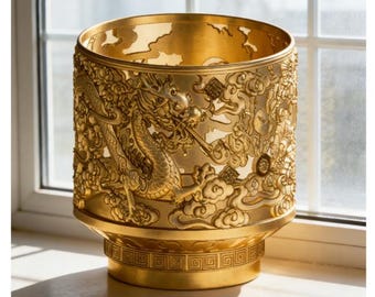 Plik STL Dragon Bronze Ware OTH163 do druku 3D