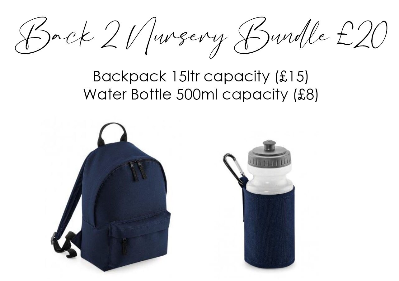 Personalised Name School Bag Backpack Bookbag Water bottle Etsy