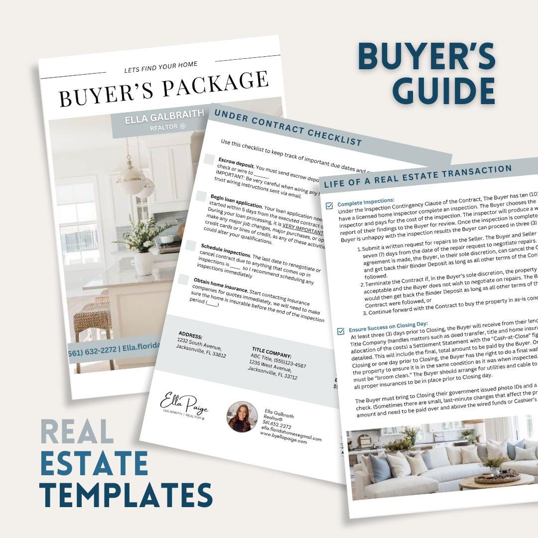 Ultimate Home Buyers Guide | Customizable Real Estate Template for ...