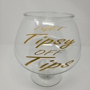 Funny Tip Jar Decal | Vinyl Tip Jar Sticker | Barista & Bartender Humor Sign