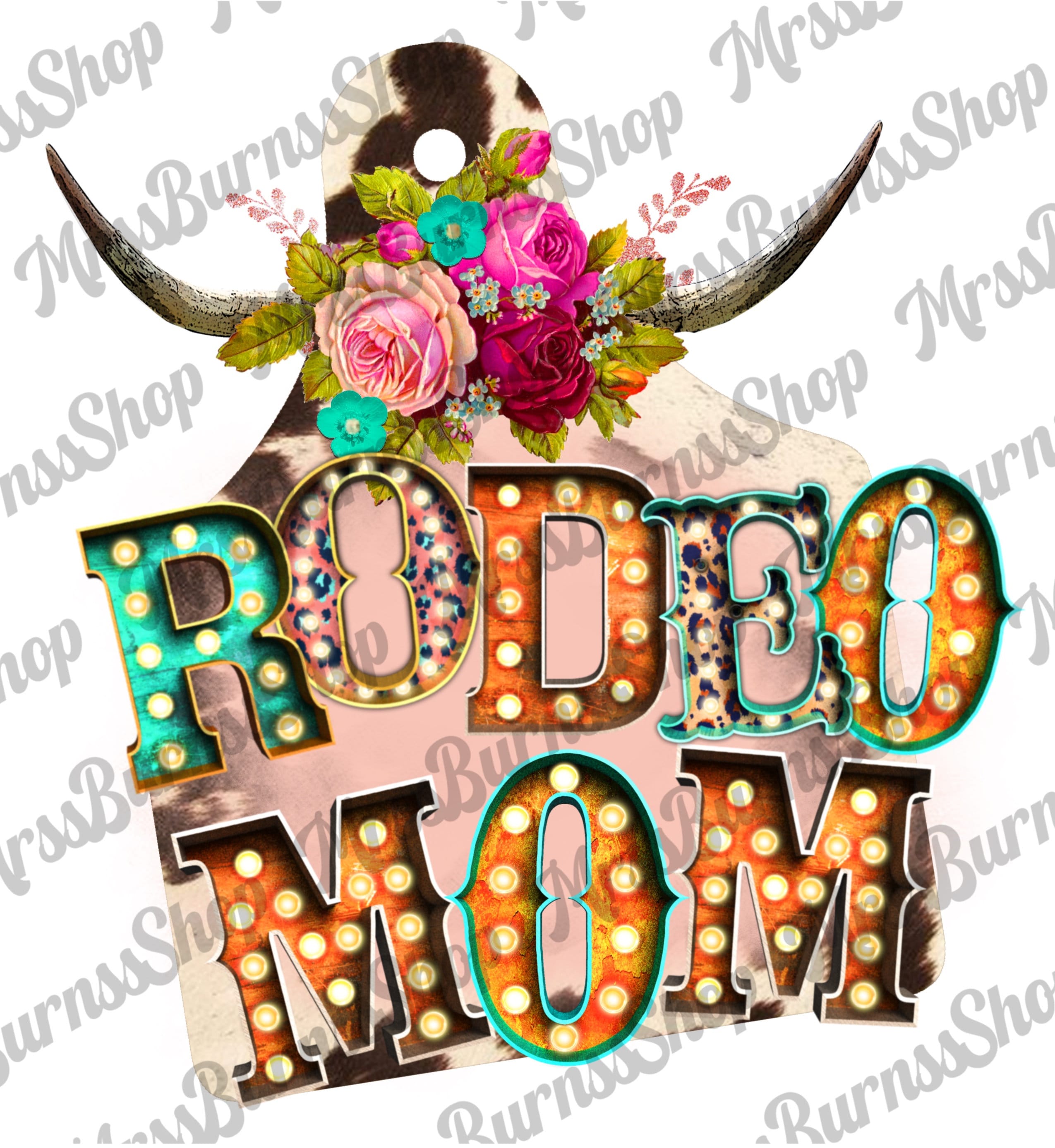 Rodeo Mom PNG Western PNG Cowgirl Png Barrel Racing | Etsy