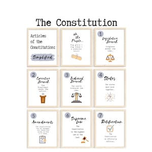 Printable History Classroom Posters; Social Studies Class Decor; High School Government Class Bulletin Board Idea; U.S. History Posters