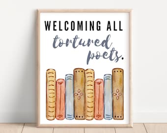 High School English Classroom Poster; Middle School Swiftie Teacher Classroom Decor;  ELA Teacher Print; Tortured Poets Department Decor