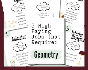 Geometrie Poster: High School Klassenzimmer Dekor (PDF, PNG, JPG)