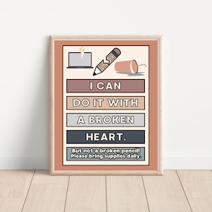 High School English Classroom Poster; Middle School Swiftie Teacher Classroom Decor; Teacher Print; Tortured Poets Department Decor;
