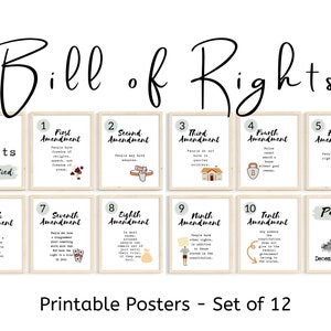 Printable History Classroom Posters; Social Studies Class Decor; High School Government Class Bulletin Board Idea; U.S. History Posters