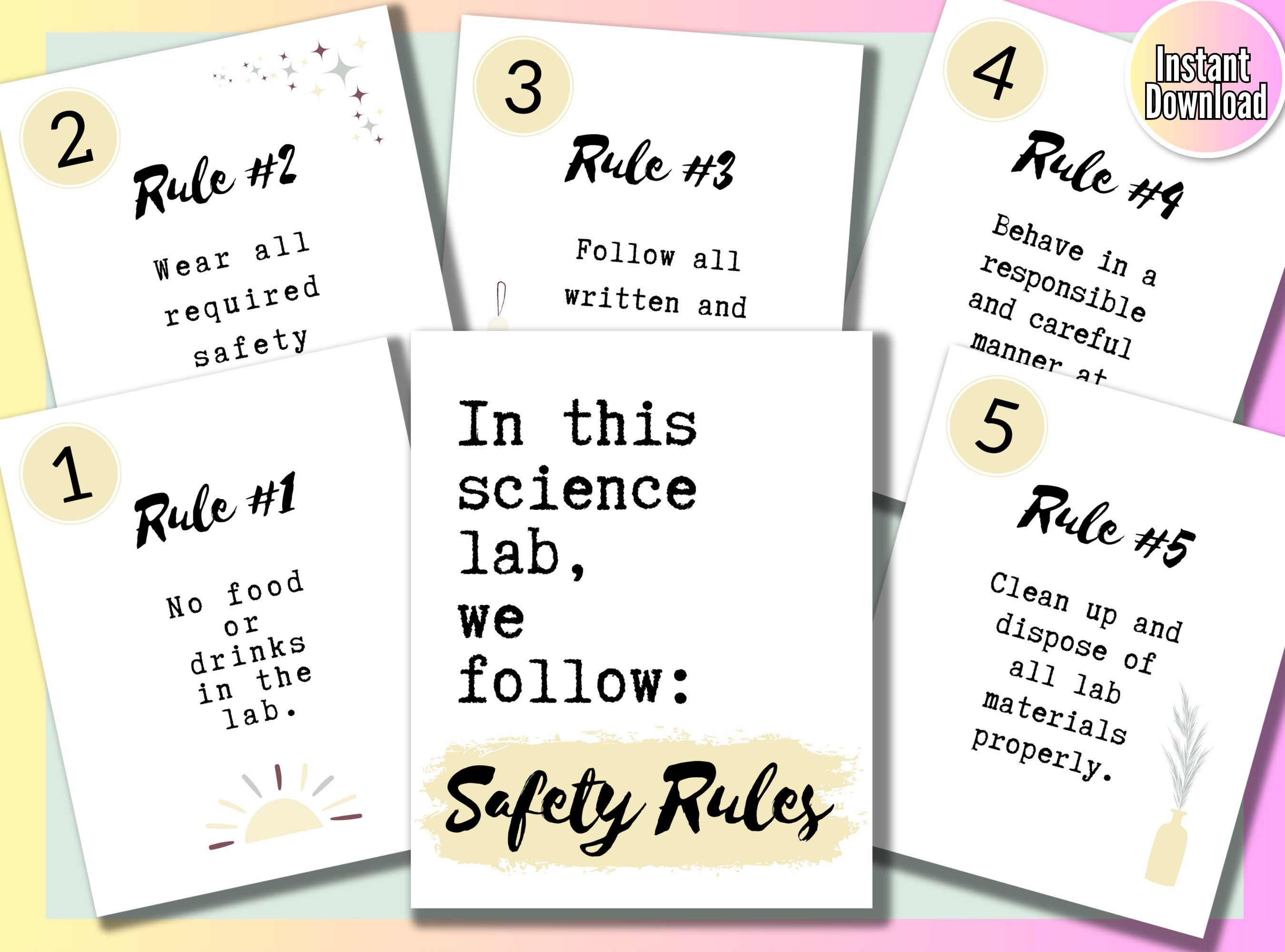 Science Teacher Posters Science Classroom Decor High School - Etsy